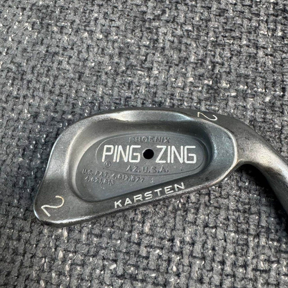 Ping Zing Black Dot 2 Iron Right Hand Karsten Phoenix Steel Shaft Vintage